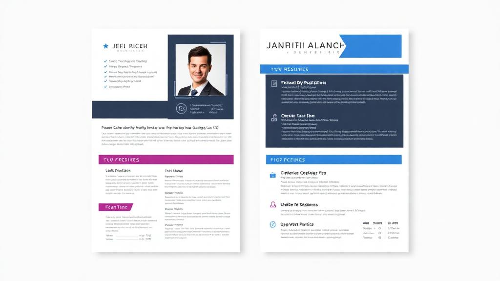 Creative Designer CV - Free professional CV template for creative design professionals. ATS-friendly resume template available for immediate download.